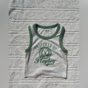 Pacsun playboy tank top size s